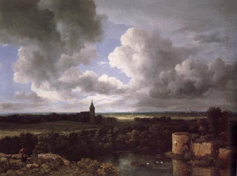 Jacob van Ruisdael Extensive Landscape with a Ruined china oil painting image